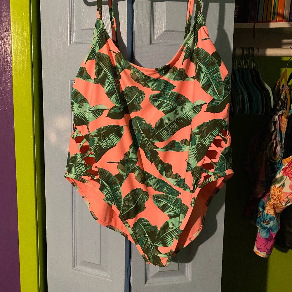 Pink swimsuit